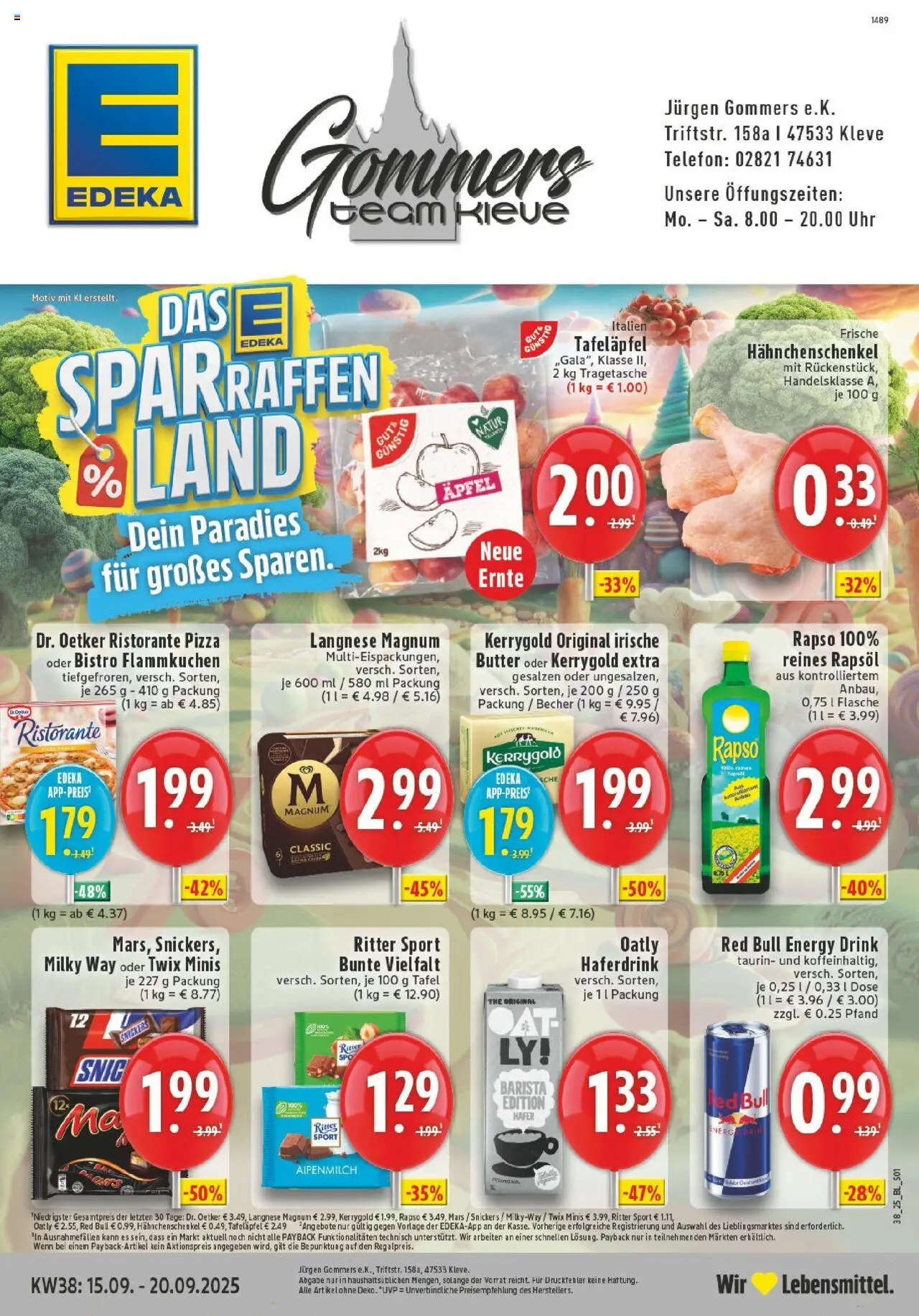 EDEKA Prospekt ab 14.09.2025 - Prospekt Kleve Online