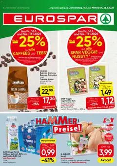 Vorschau der Angebote: Eurospar Niederösterreich gültig ab 15.01.2026