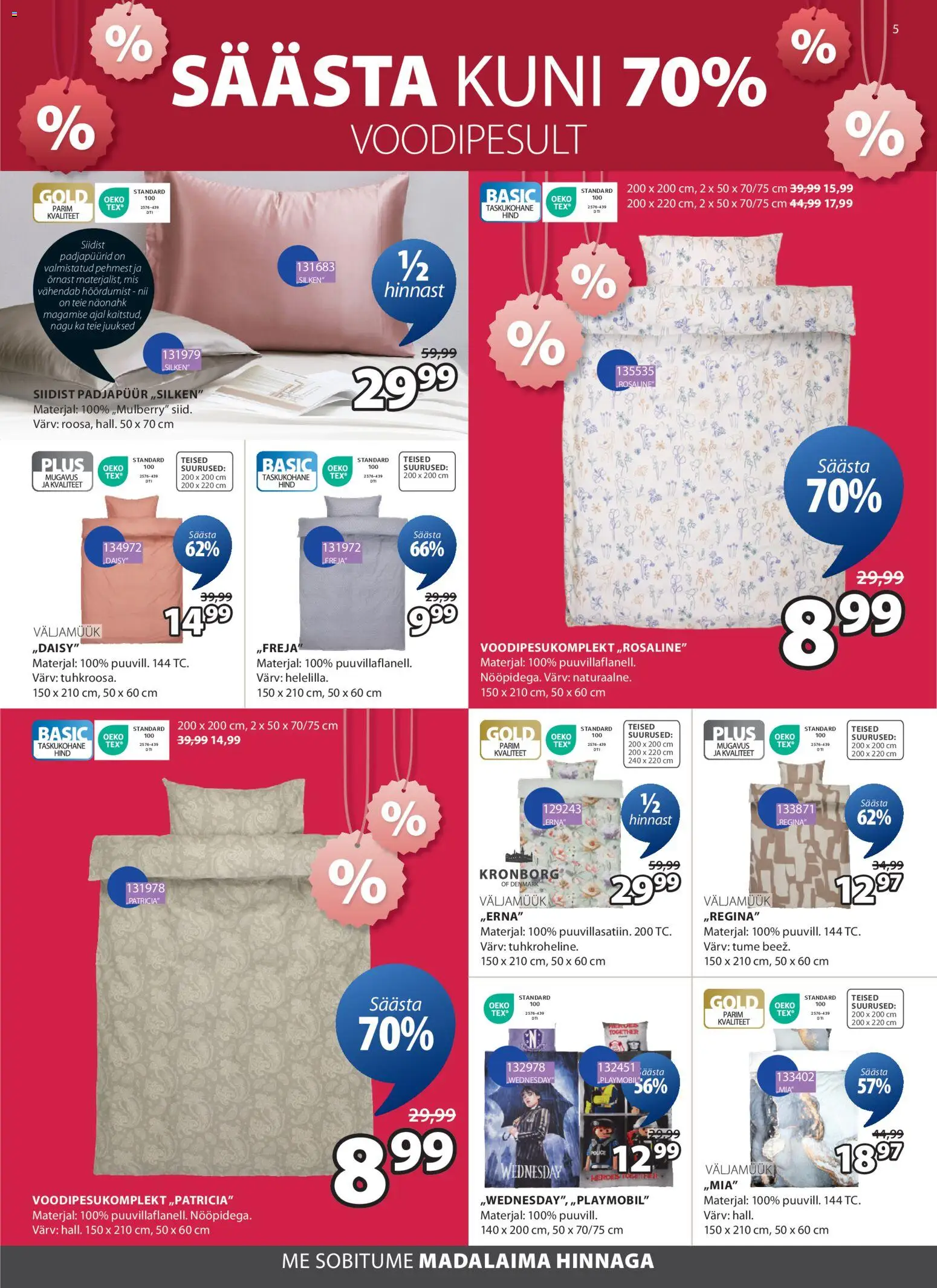 JYSK kliendilehe eelvaade alates 2026.01.06