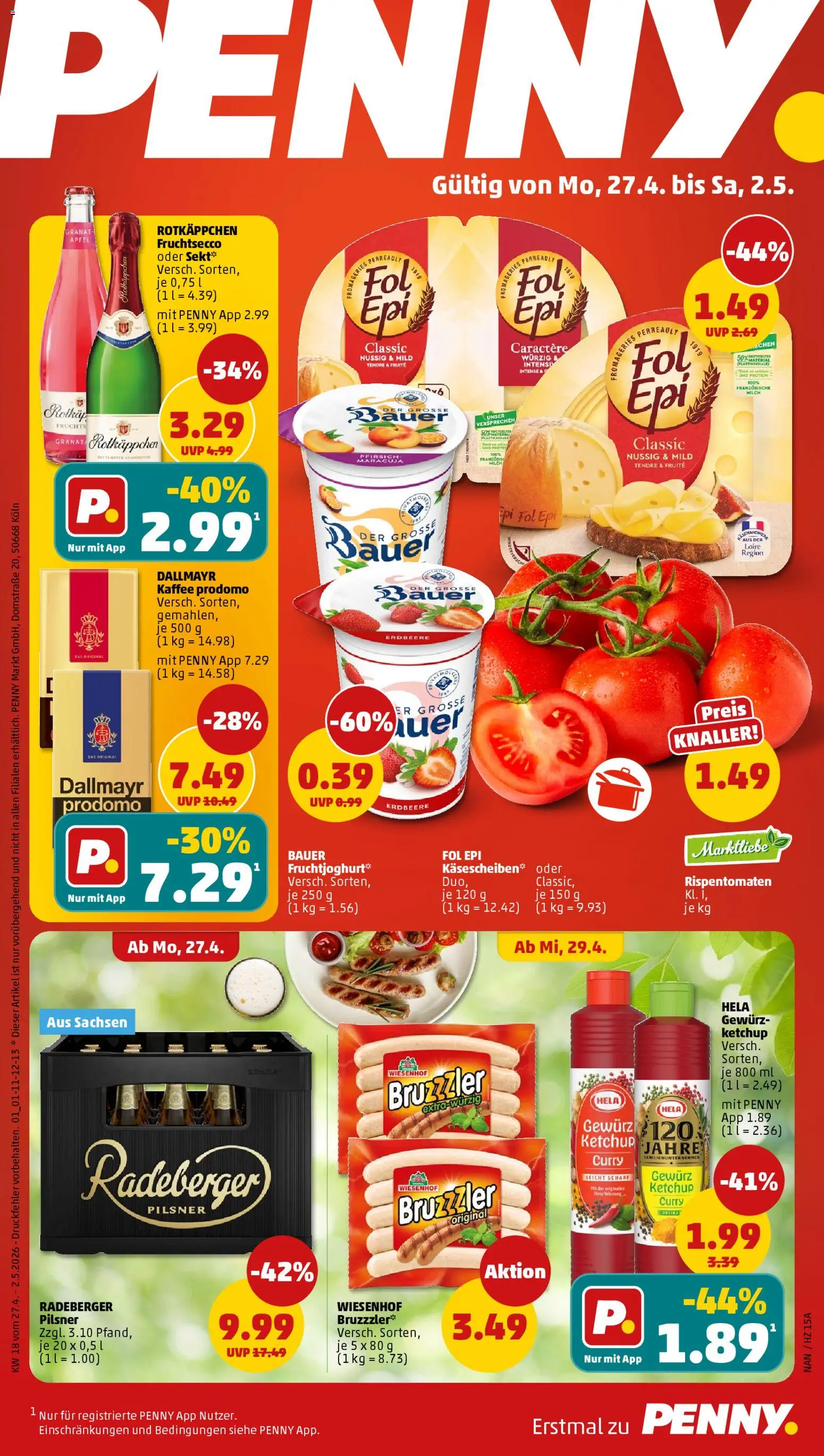 Vorschau von dem Prospekt des Geschäftes Penny, gültig ab dem 27.04.2026