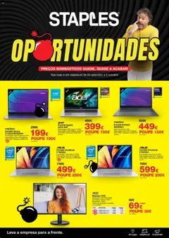 Pré-visualização do folheto da loja Staples válida a partir de 29/09/2025
