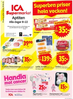 Förhandsgranska reklamblad Aktuella reklamblad ICA Supermarket från butik ICA Supermarket gäller från 13/10/2025