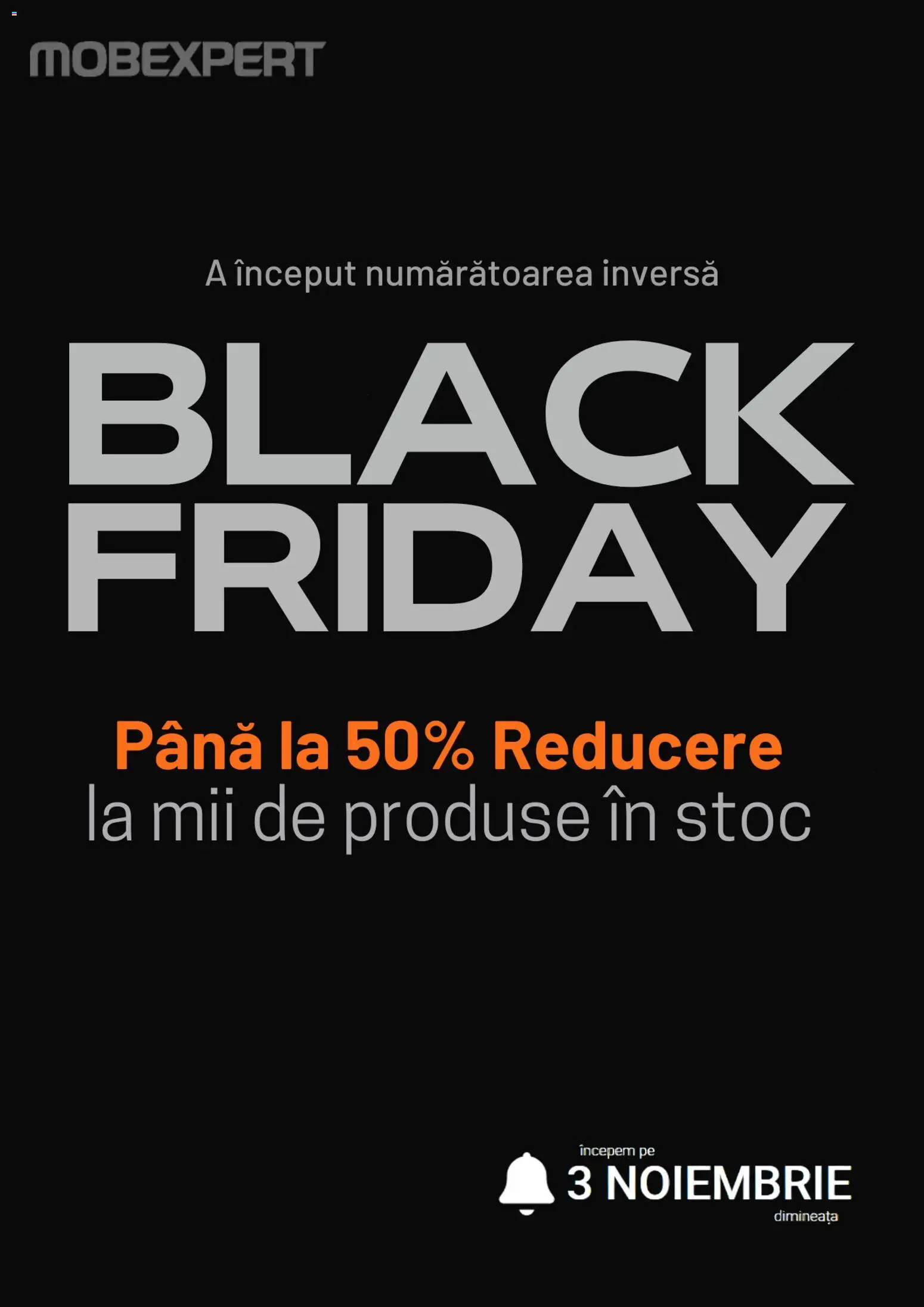 Previzualizarea de cataloage: Mobexpert Black Friday - notificarea valabil de la 29.10.2025 - Black