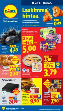Kaupan Lidl Lidl tarjoukset esikatselu, voimassa 23/04/2026