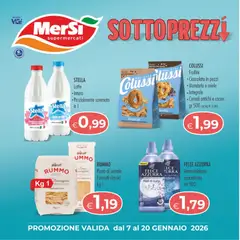 Anteprima dell'opuscolo Attuale volantino dal negozio MerSi Supermercati valido da 07/01/2026