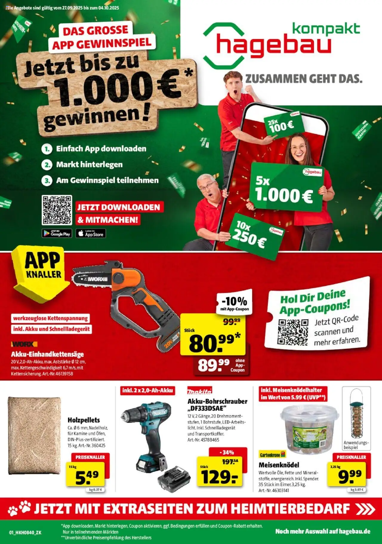 Hagebau Prospekt Daun (vom 27.09.2025 - 04.10.2025)