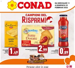 Anteprima dell'opuscolo Volantino Sicilia dal negozio Conad valido da 11/02/2026