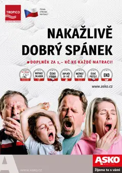 Náhled nabídky: ASKO nábytek Leták - Nabídka matrací platný od 01.01.2026