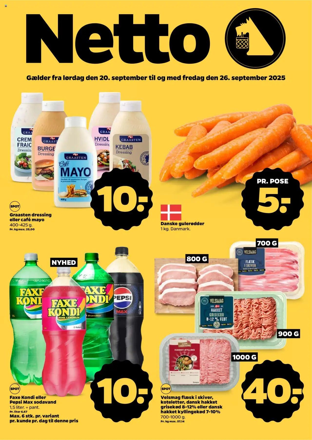 Eksempel på tilbudsavis Tilbudsavis fra butik Netto gyldig fra 20/09/2025