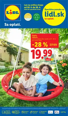 Náhľad Lidl letáku platného od 20.04.2026