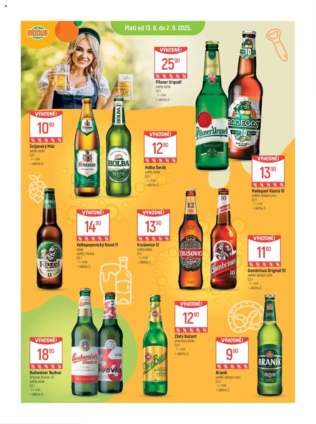  Globus leták od 13.08.2025 >> Akční nabídka "Praha Černý Most"
