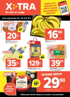 Förhandsgranska reklamblad Aktuella reklamblad Coop X:-TRA från butik Coop X:-TRA gäller från 02/03/2026