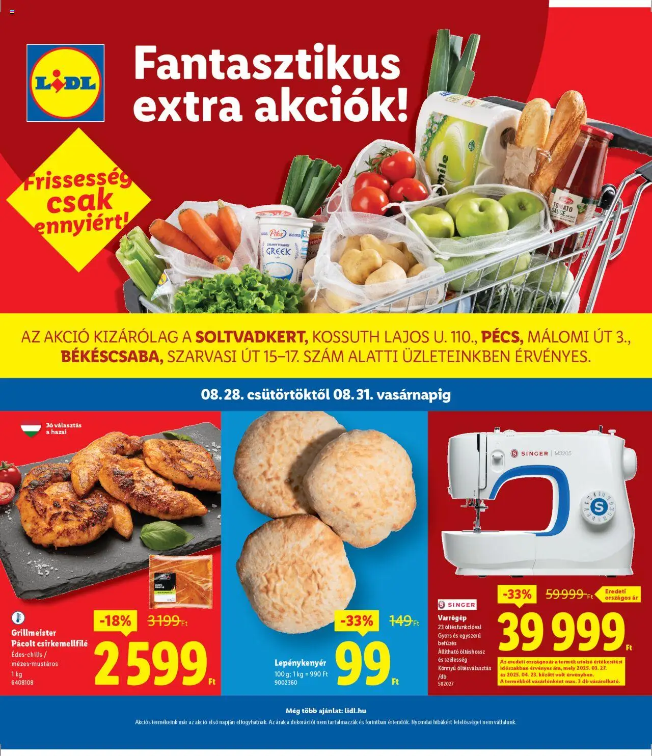 Lidl aktuális szórólap, érvényes 2025.08.28.-től - 1 oldal