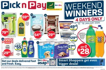 Preview of Pick n Pay flyer valid from 15/01/2026