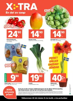 Förhandsgranska reklamblad Aktuella reklamblad Coop X:-TRA från butik Coop X:-TRA gäller från 24/11/2025 | Sida : 8