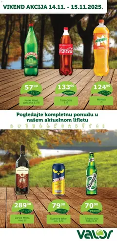 Pregled Valor kataloga - važi od 14.11.2025