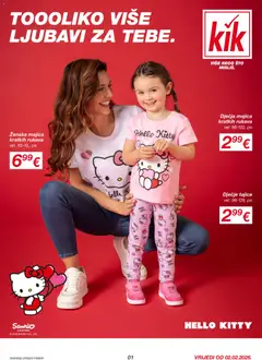 Pregled letka Katalog trgovine Kik vrijedi od 01.02.2026