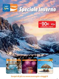 Anteprima dell'opuscolo Volantino Viaggi Sud dal negozio Eurospin valido da 04/10/2025