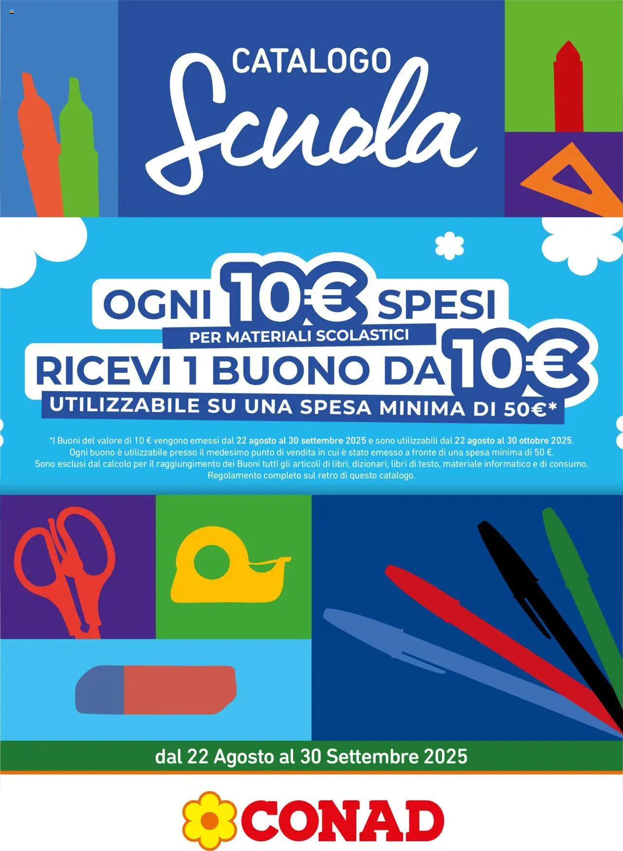 Volantino Conad valido da 22/08/2025 numero di pagina 1