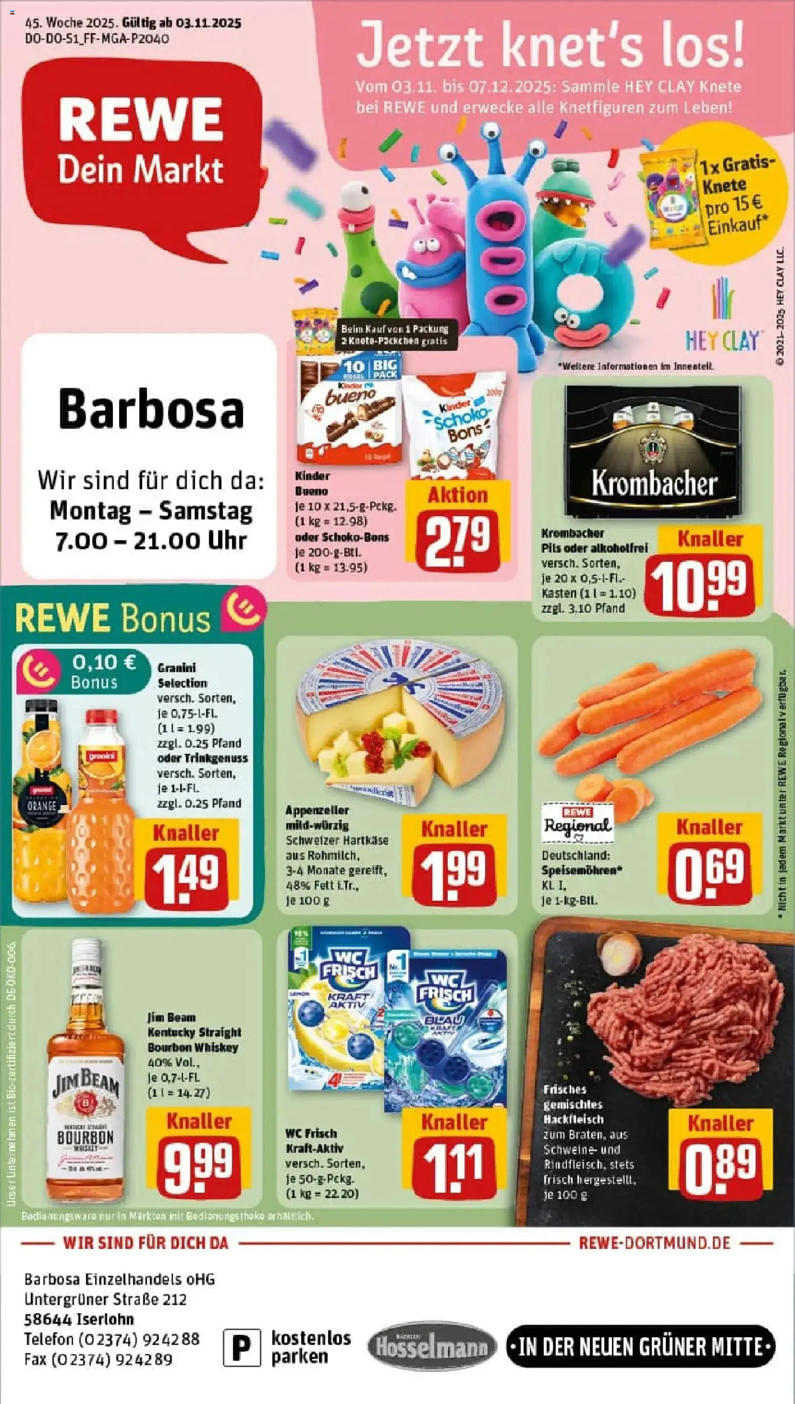 Vorschau von dem Prospekt des Geschäftes Rewe, gültig ab dem 02.11.2025