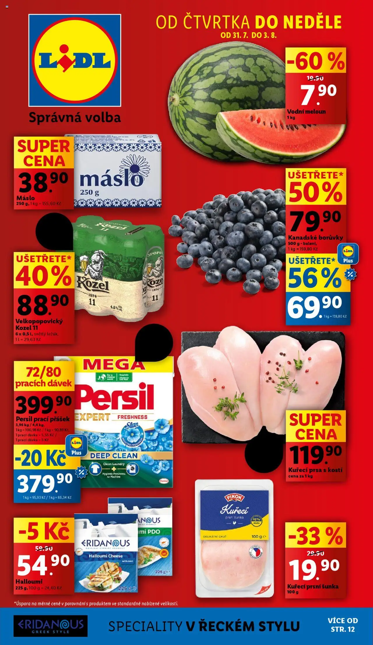  LIDL leták příští týden od 31.07.2025 >> Lidl Akce