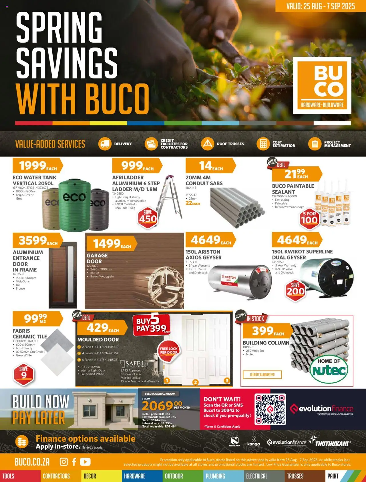 BUCO Spring Savings Inland Fundamental from 25/08 - 07/09/2025 > Promotions