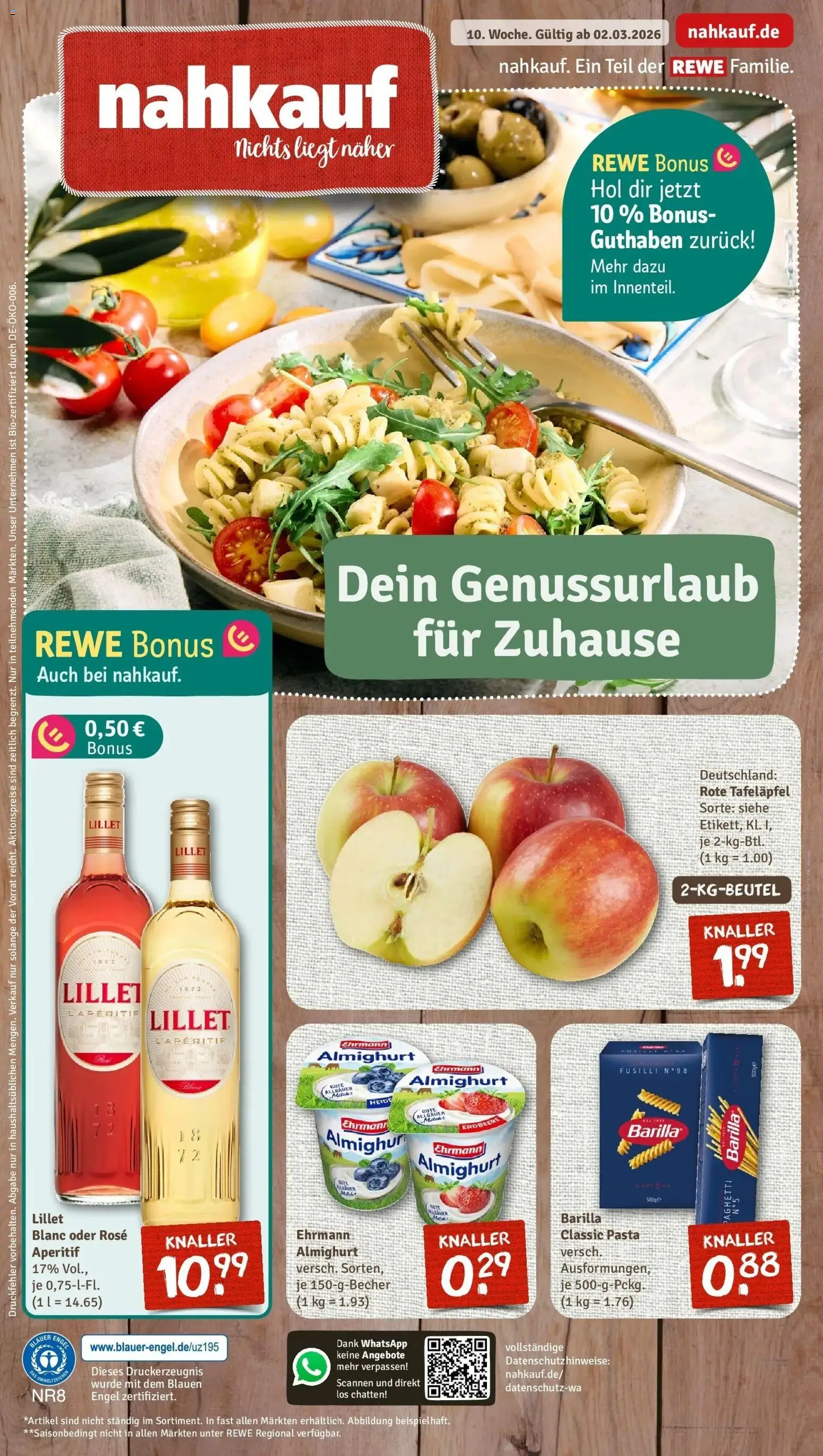 Vorschau von dem Prospekt des Geschäftes Rewe, gültig ab dem 01.03.2026