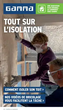 Voorbeeld van Guide isolation van winkel GAMMA geldig vanaf 09/10/2024