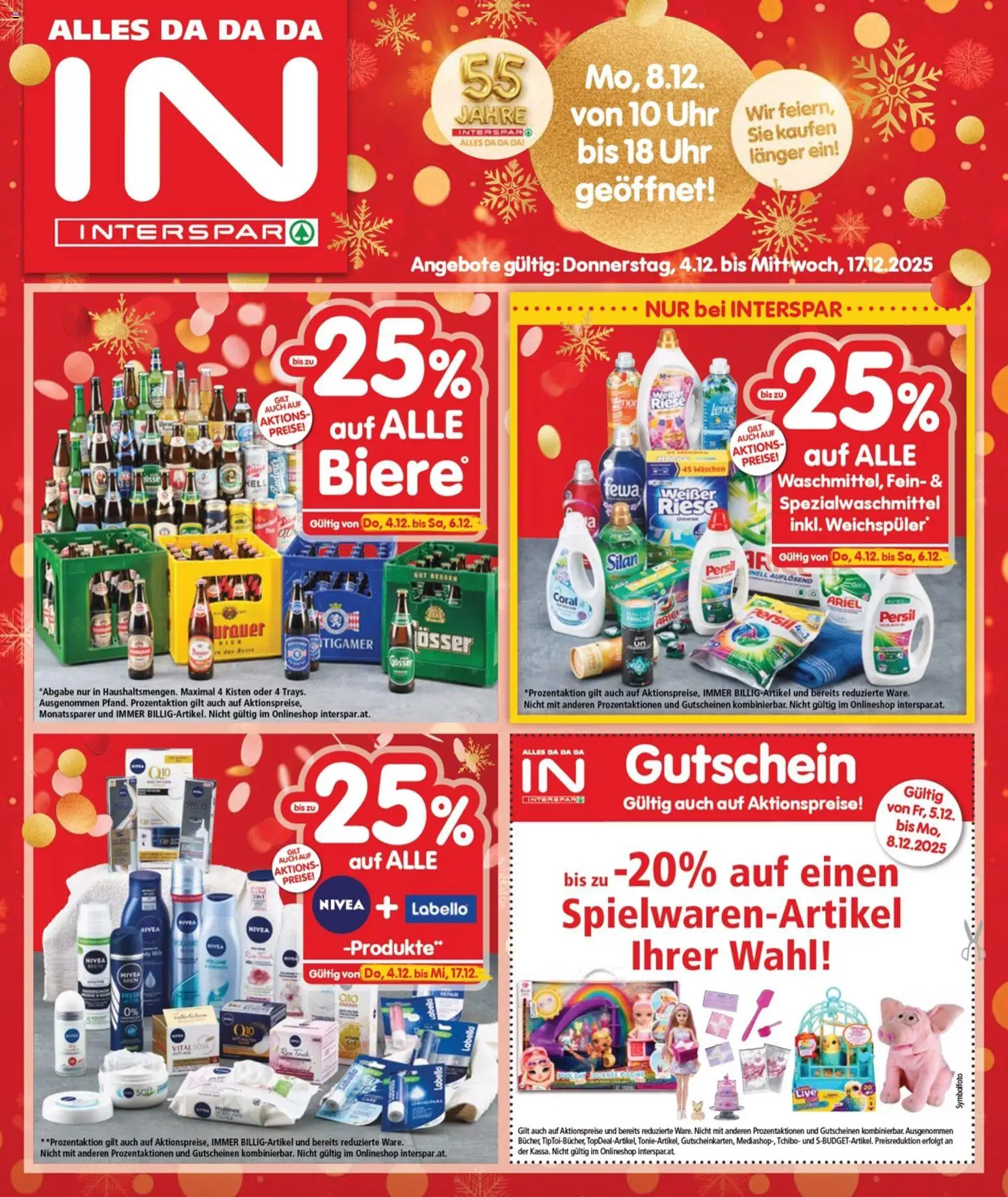 Vorschau der Angebote: Interspar Burgenland gültig ab 04.12.2025