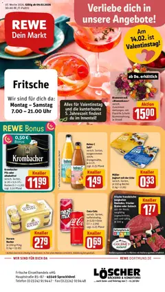 Vorschau von dem Prospekt des Geschäftes Rewe, gültig ab dem 09.02.2026