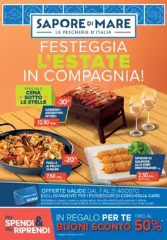 Anteprima dell'opuscolo Attuale volantino dal negozio Sapore di mare valido da 04/08/2025