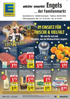 Vorschau von dem Prospekt des Geschäftes Edeka, gültig ab dem 22.12.2025