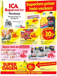 Förhandsgranska reklamblad Perstorp från butik ICA Supermarket gäller från 20/10/2025