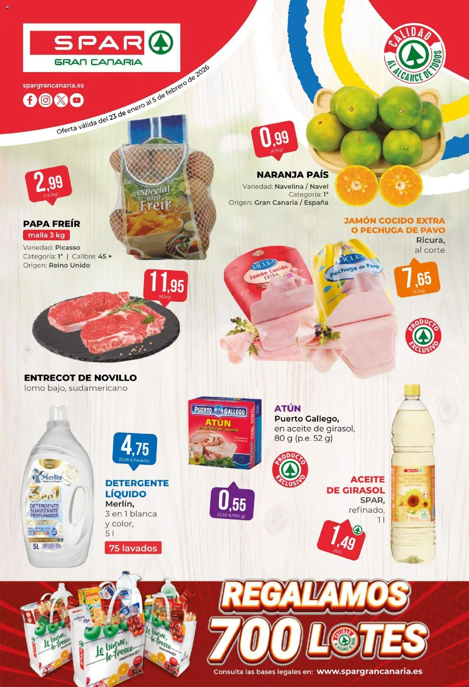 Vista previa del folleto de la tienda Spar válido desde el 23/01/2026 