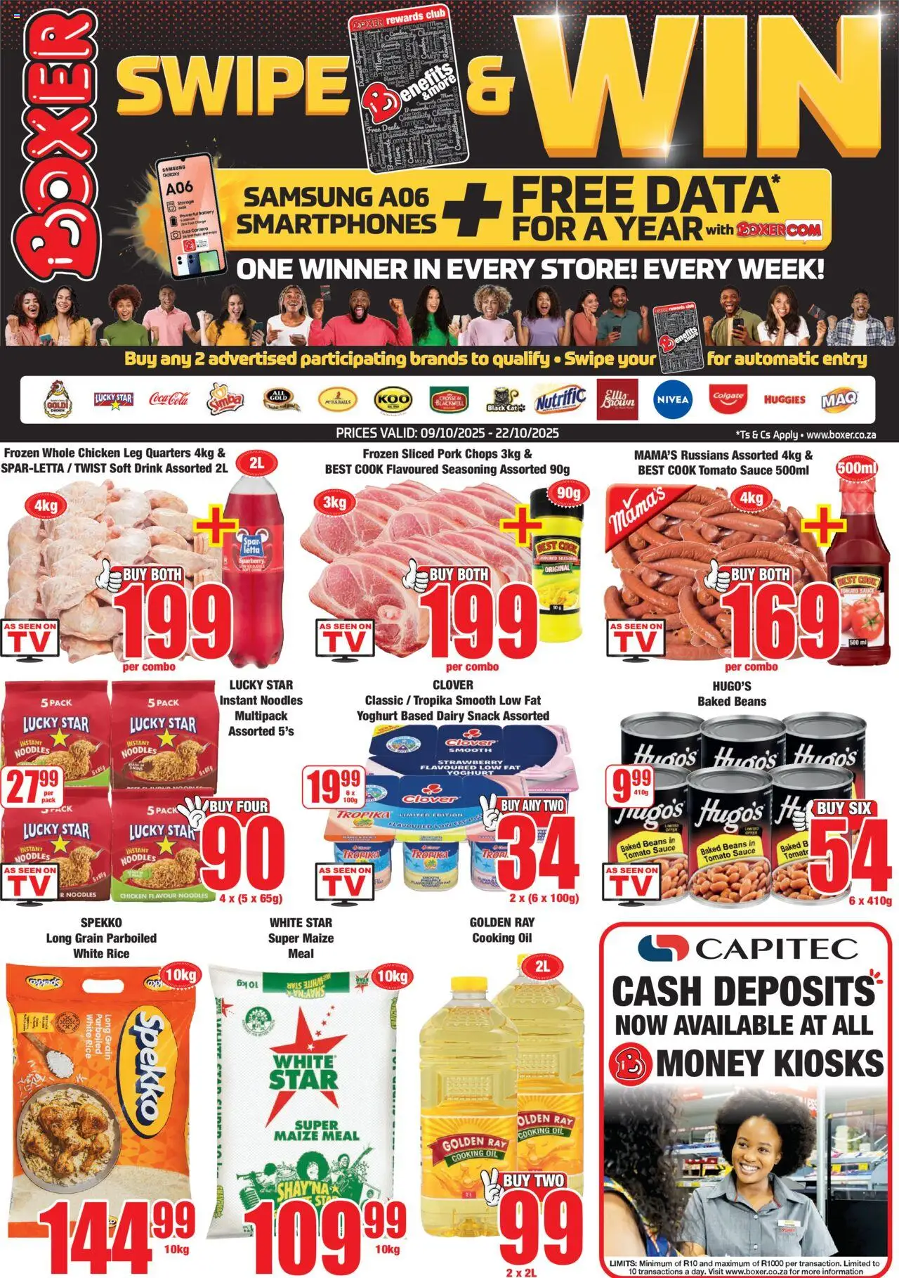 Boxer Eastern Cape Selected Stores - Specials from 09/10 - 22/10/2025 > Promotions
