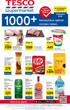 Tesco - Szupermarket akciós újság megtekintése, amely érvényes 2025.07.17.-től