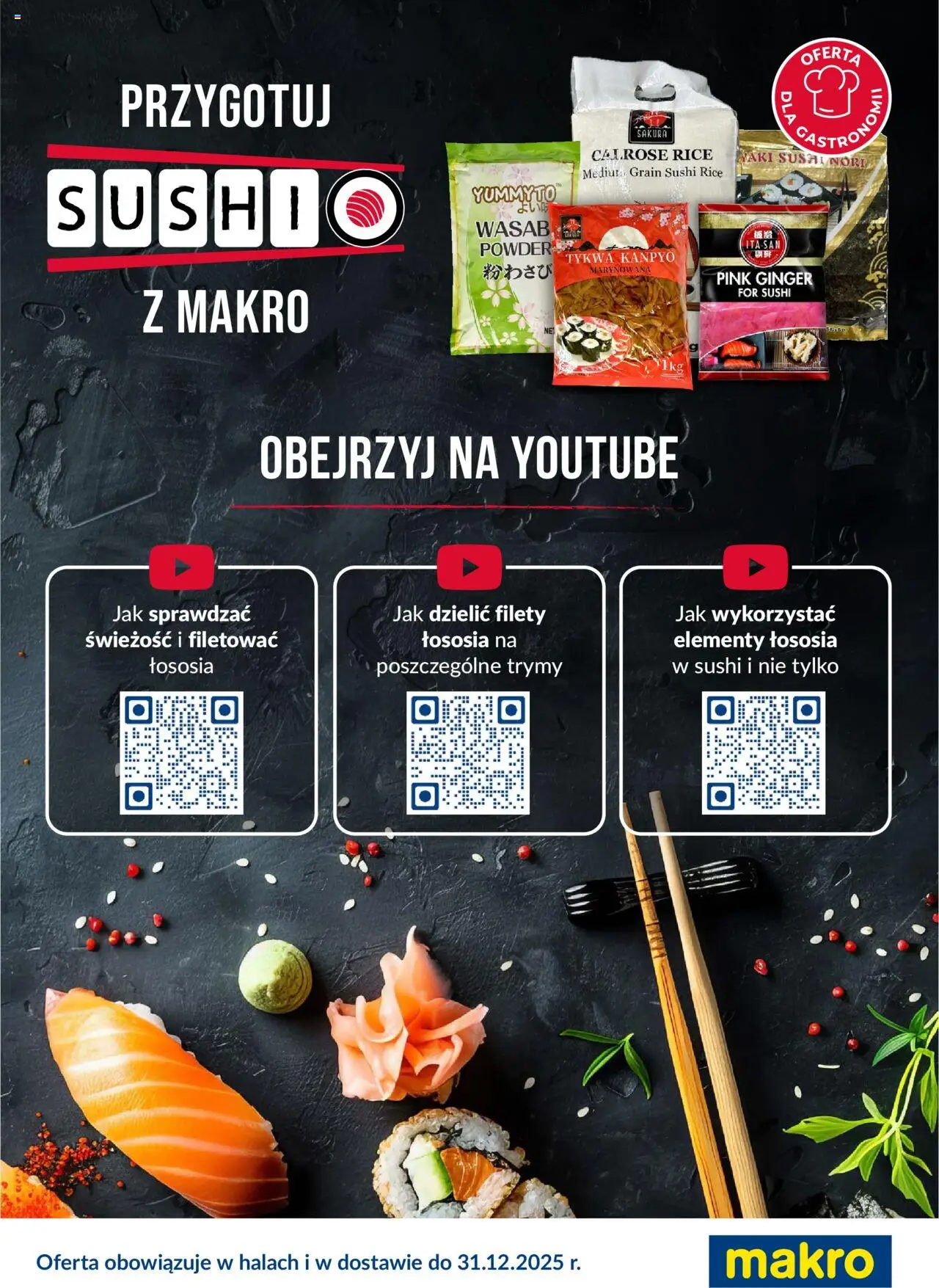 Pogląd gazetki "Sushi" ze sklepu Makro ważnej od 24.02.2025 - Sushi, Nori