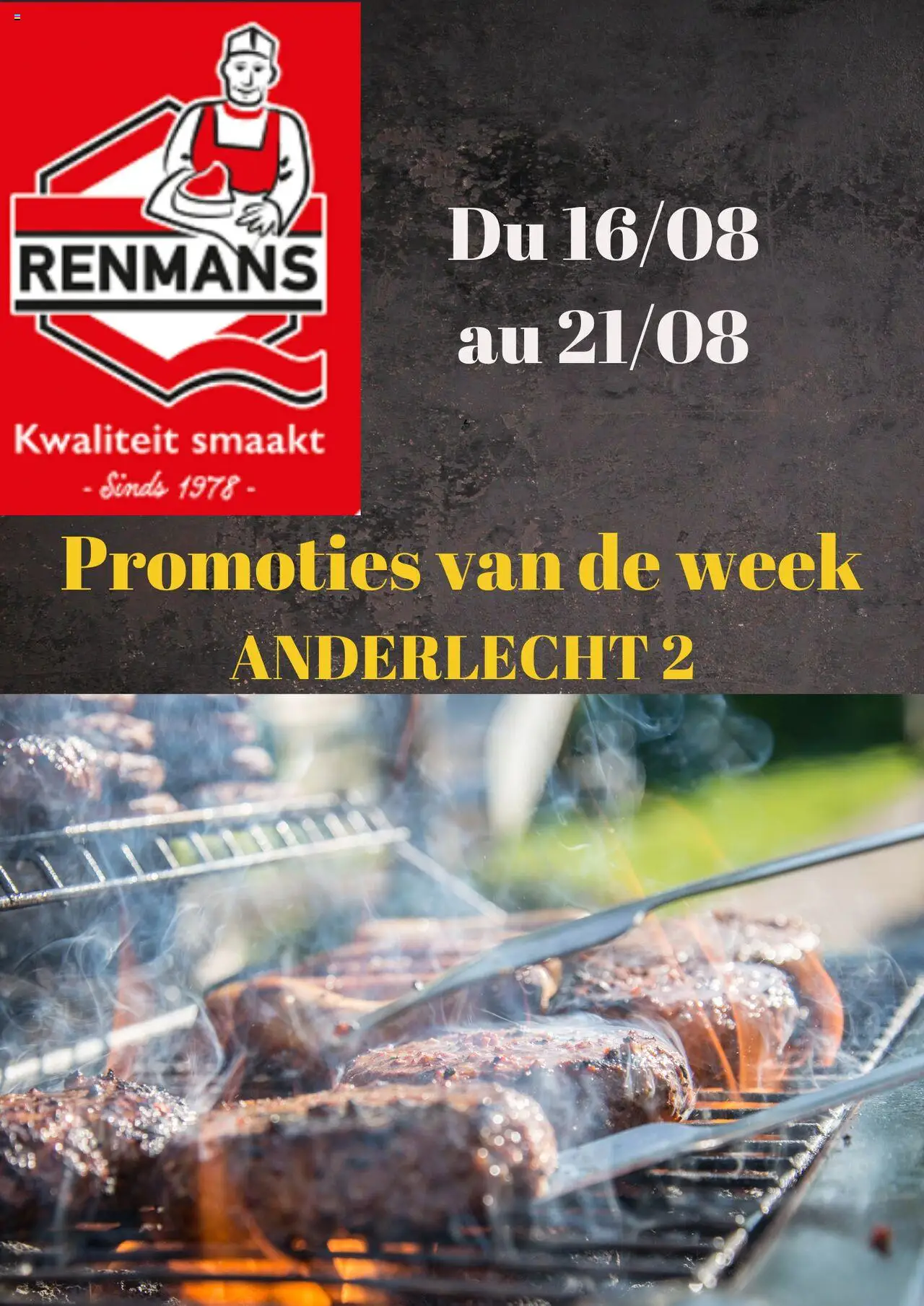 Renmans shop Folder / Publicité geldig vanaf 16/08/2025 - Paginanummer 1