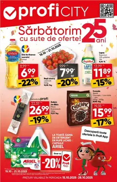 Previzualizarea de cataloage: Profi Revista City nou valabil de la 15.10.2025