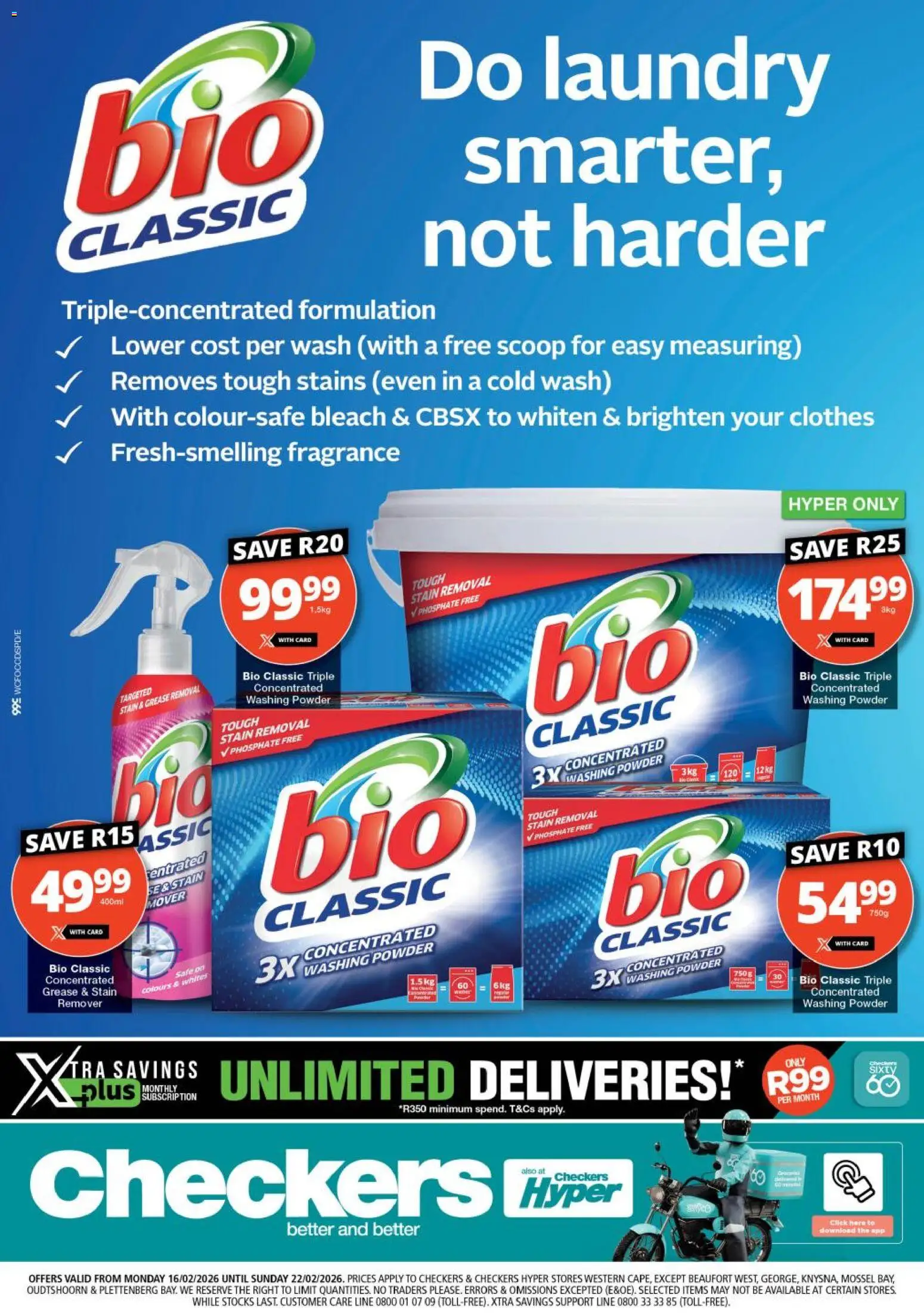 Preview of Checkers flyer valid from 16/02/2026