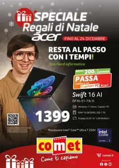 Anteprima dell'opuscolo Volantino Acer dal negozio Comet valido da 04/12/2025