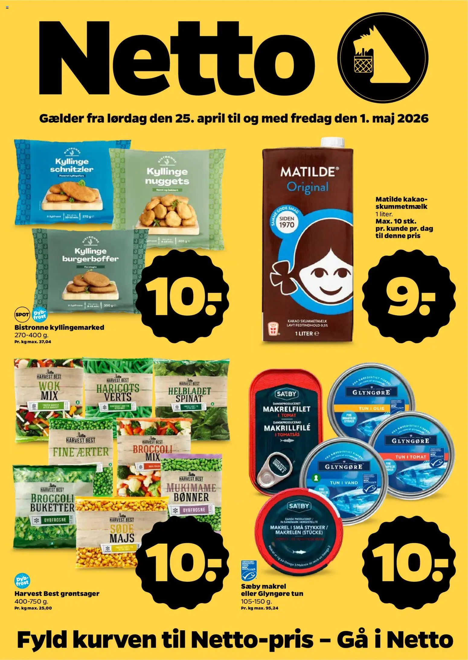 Eksempel på tilbudsavis Netto - Tilbudsavis uge 18 fra butik Netto gyldig fra 25/04/2026