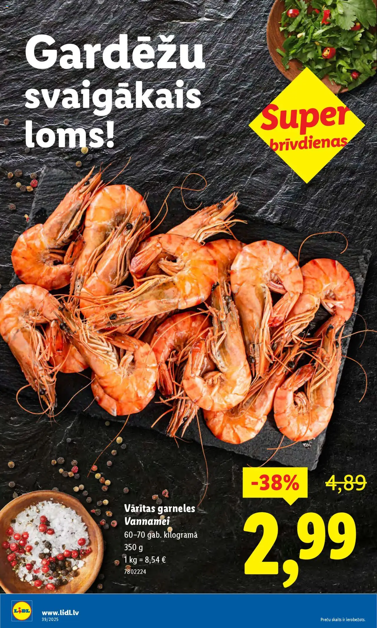 Skatīt Lidl akciju bukletu, derīgs no 2025.09.22