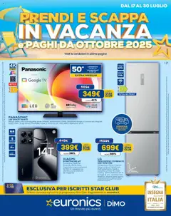 Anteprima dell'opuscolo Attuale volantino dal negozio Euronics valido da 17/07/2025