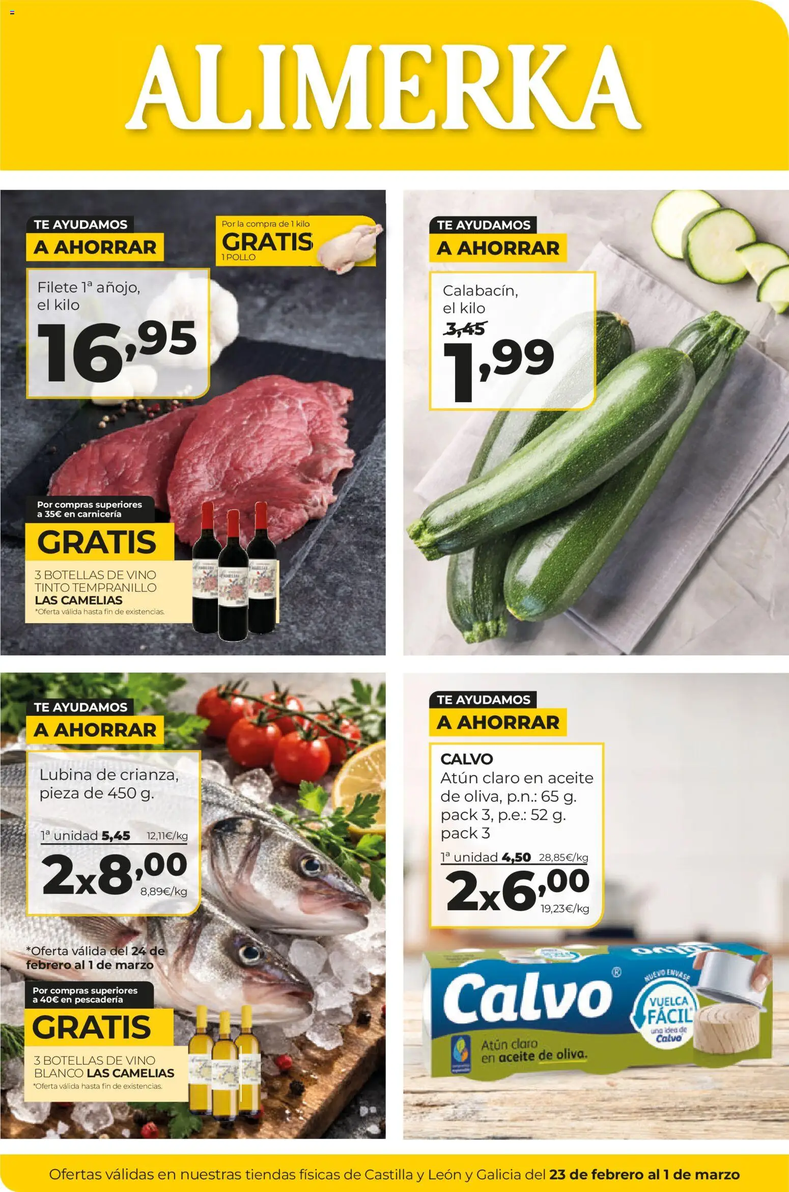 Vista previa del folleto de la tienda Alimerka válido desde el 23/02/2026 