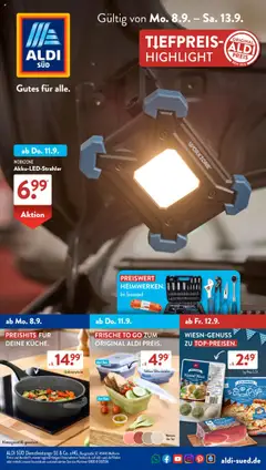 Vorschau von dem Prospekt des Geschäftes Aldi Süd, gültig ab dem 08.09.2025