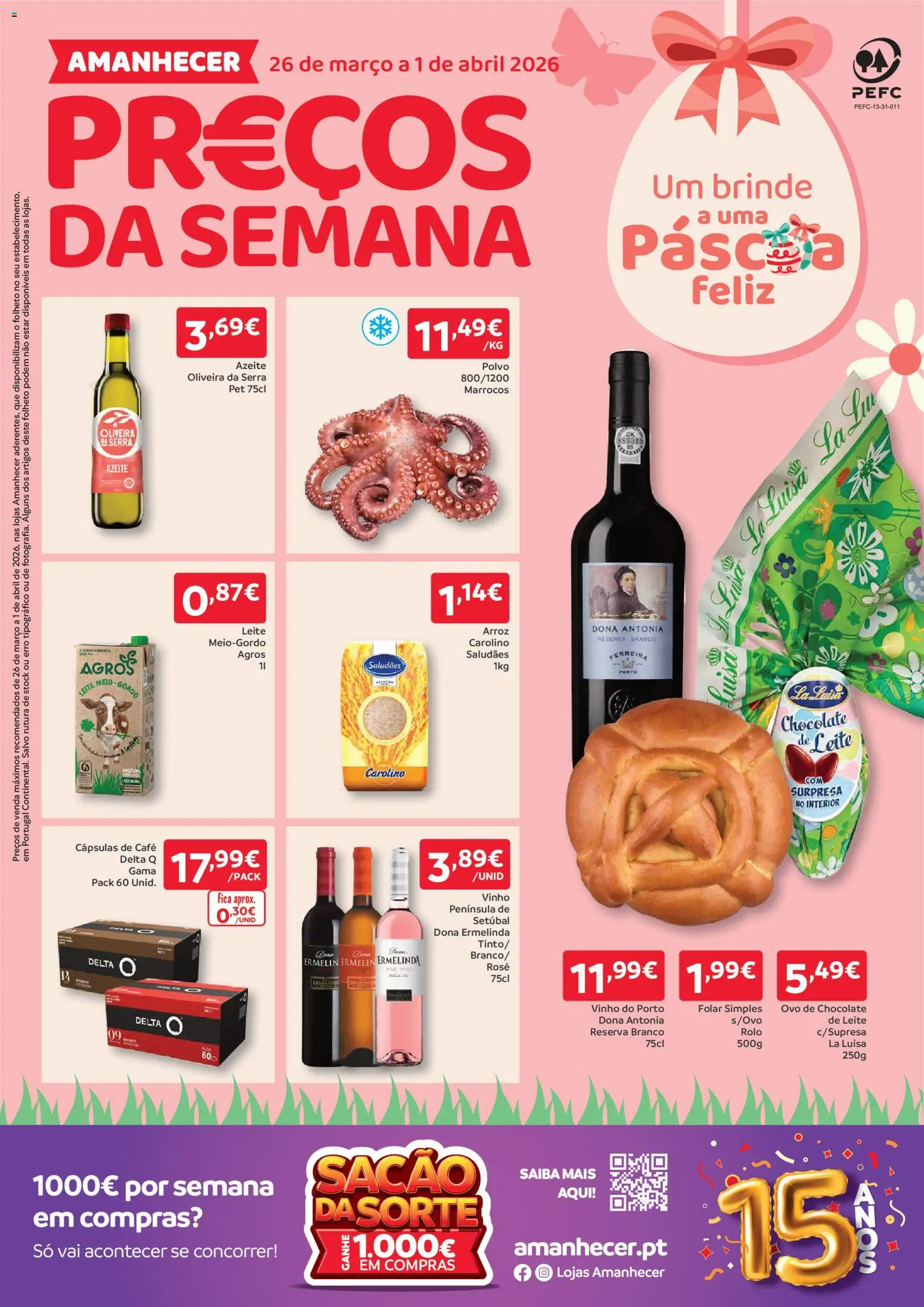 Pré-visualização do folheto da loja Amanhecer válida a partir de 26/03/2026