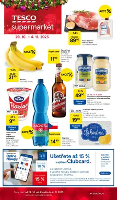 Náhled nabídky: Tesco Supermarket platný od 29.10.2025