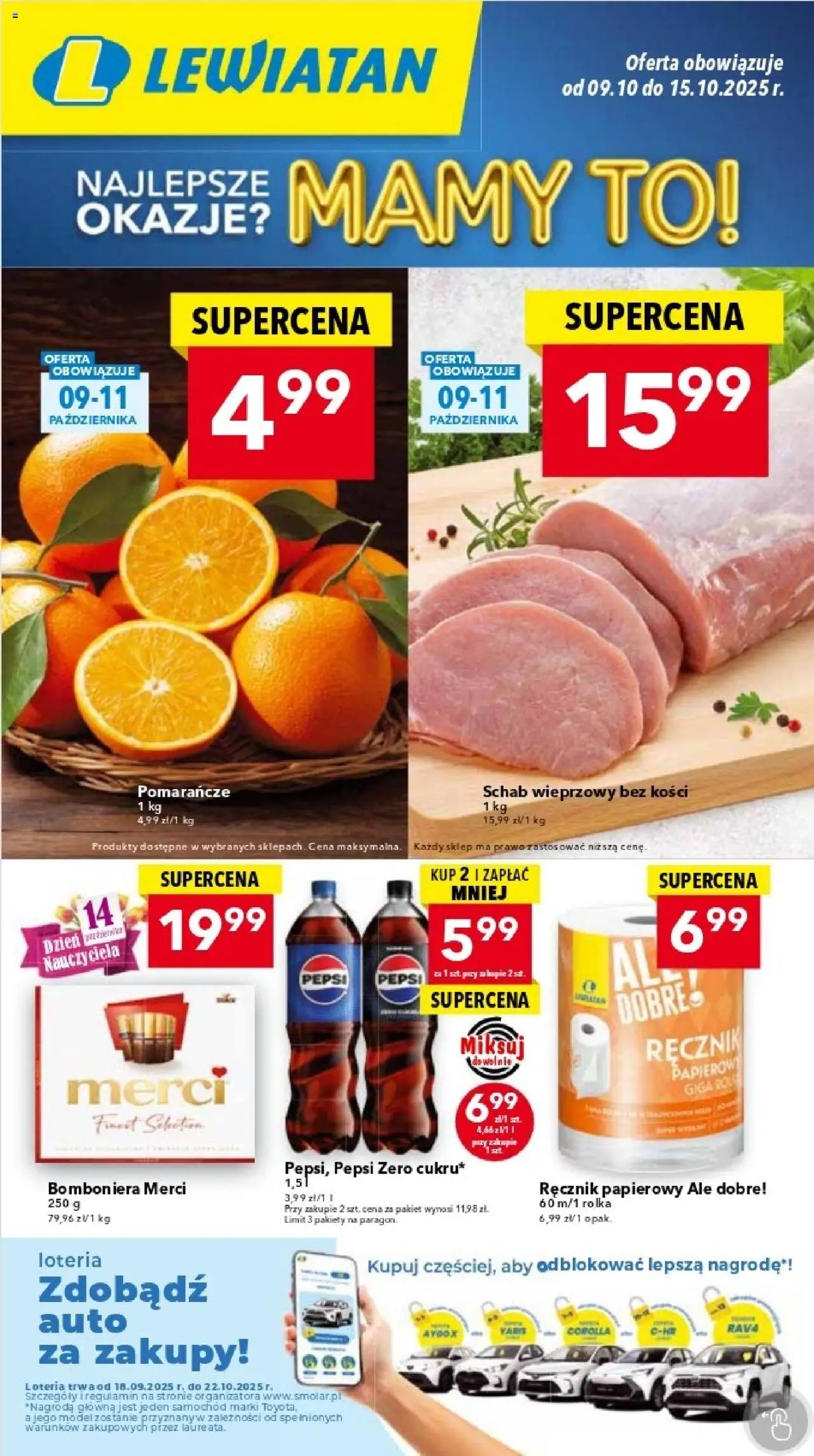 Lewiatan gazetka od 09.10.2025 - Promocje "Katowice" - Numer strony 1