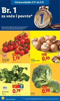 Pregled letka Katalog trgovine Lidl vrijedi od 03.11.2025 | Stranica: 2